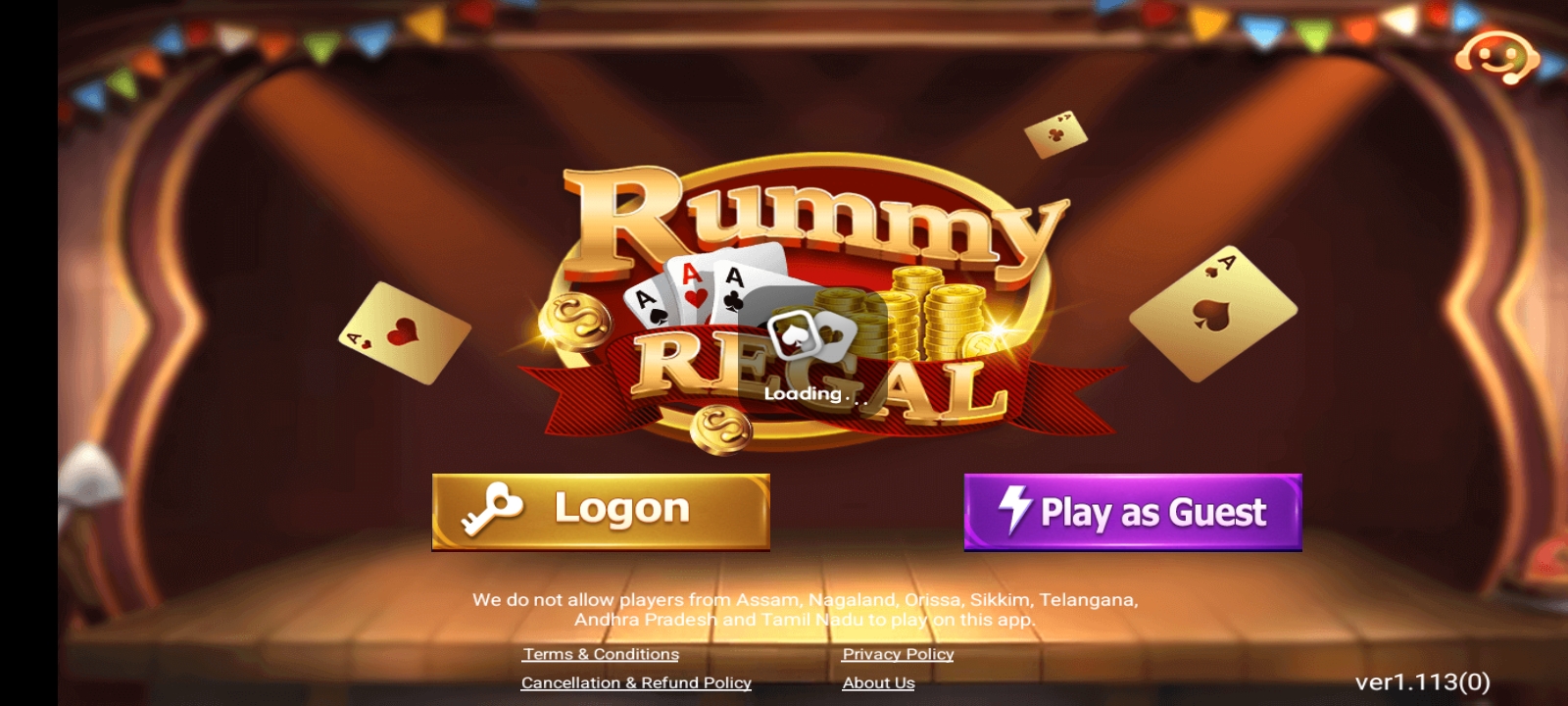 Rummy Regal Banner