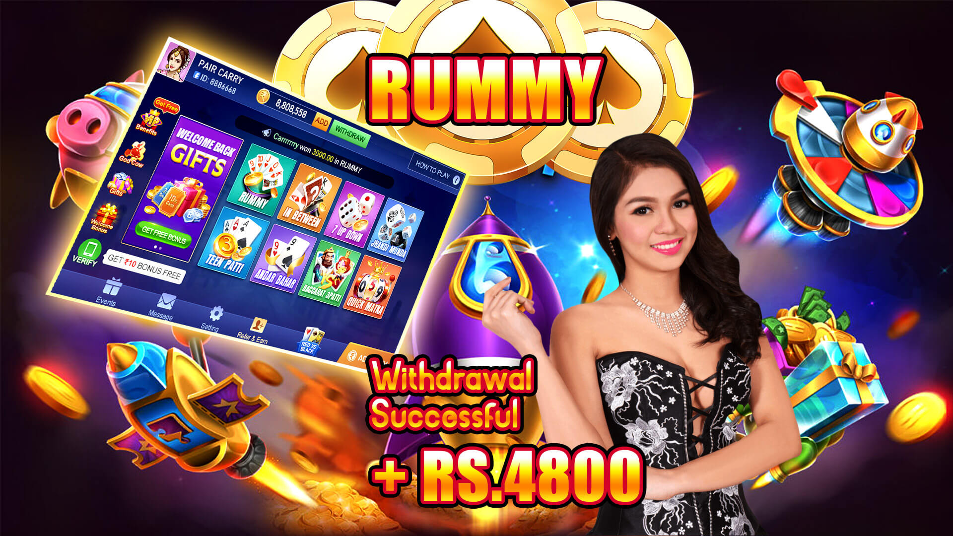 Teen Patti Cash Banner