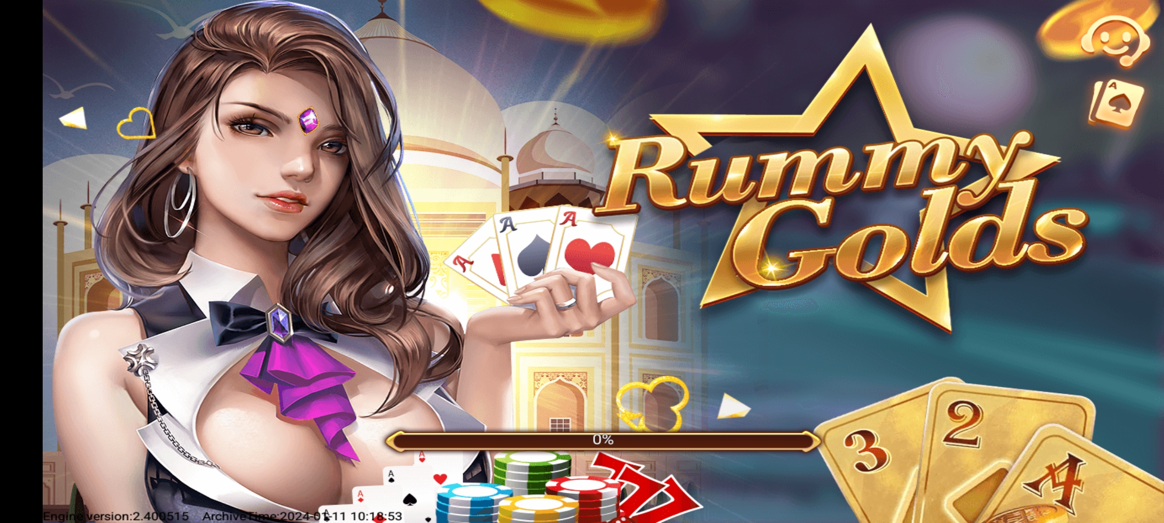 Rummy Golds Banner